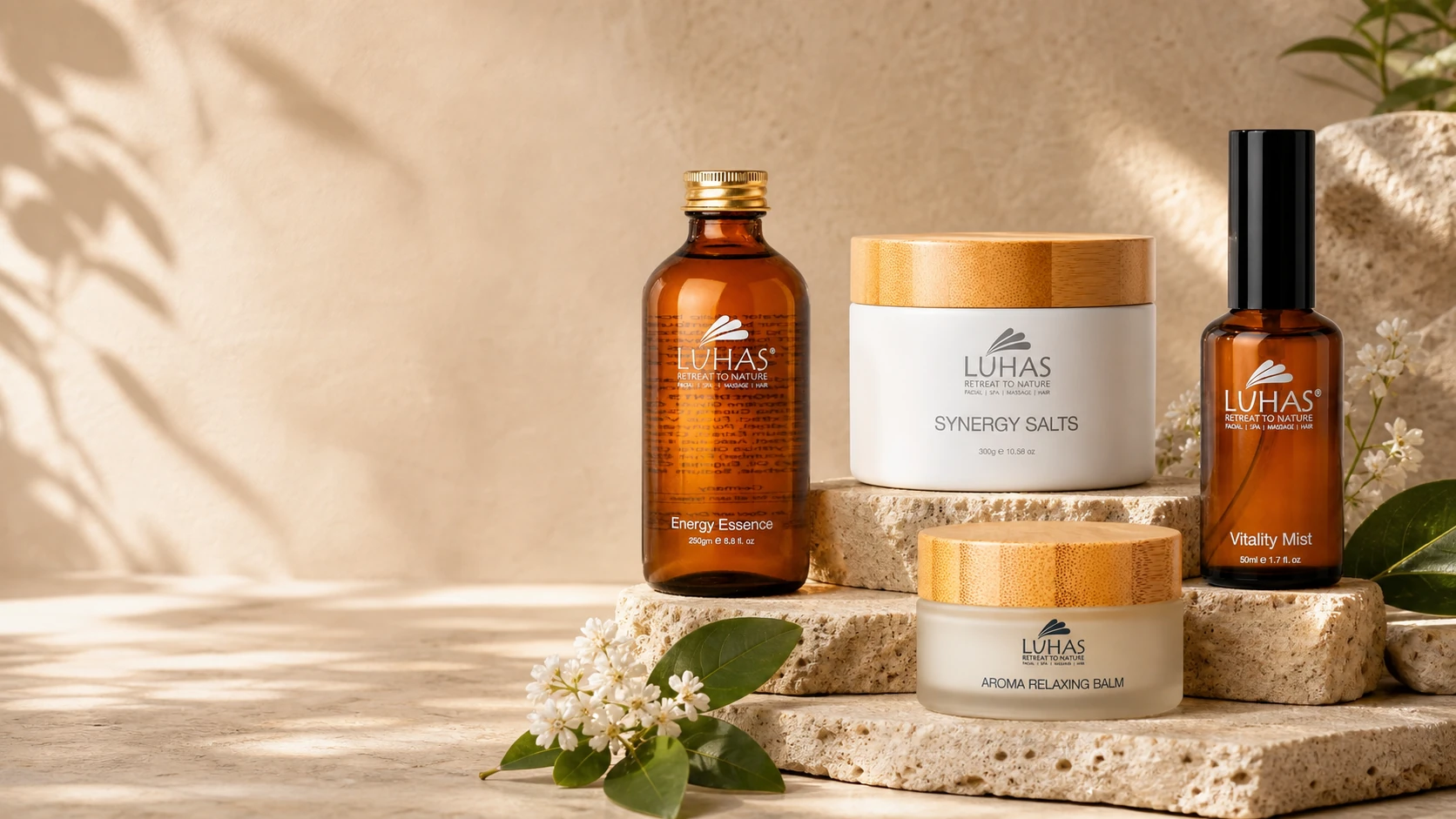 LUHAS collection in warm botanical light